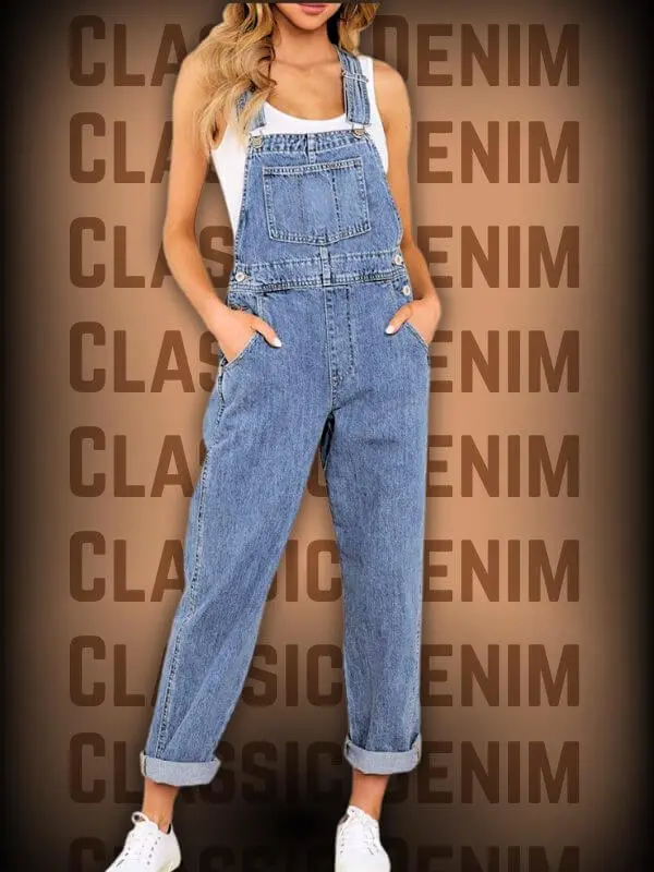 Classic Denim Overalls
